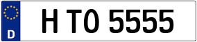 Truck License Plate
